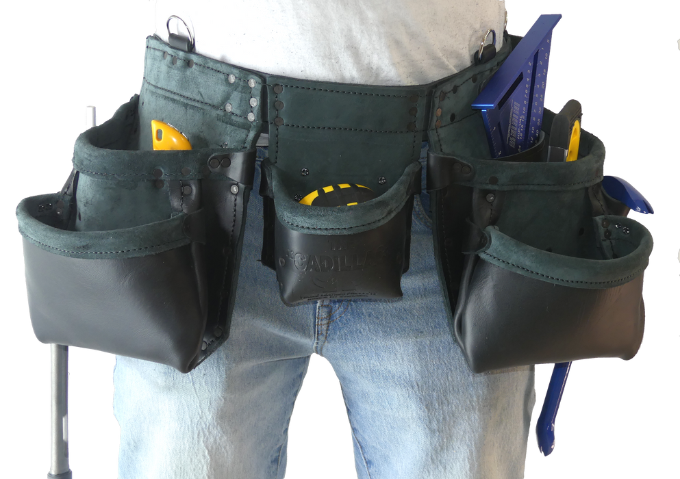 100% Leather Tool Belt/Apron - 301 Cadillac - Professional Quality CAS-301