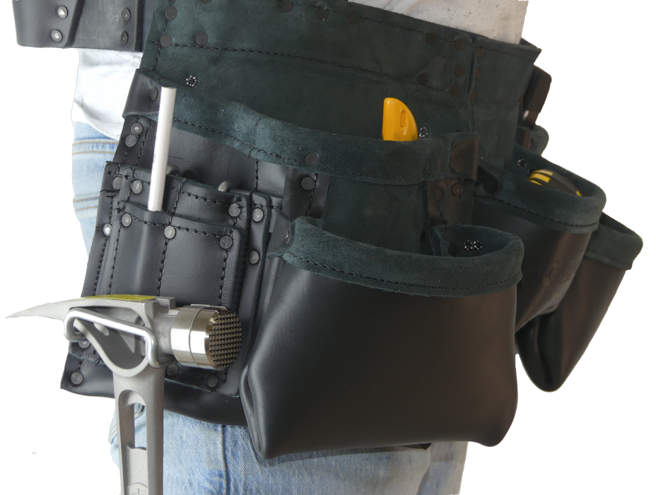 100% Leather Tool Belt/Apron - 301 Cadillac - Professional Quality CAS-301