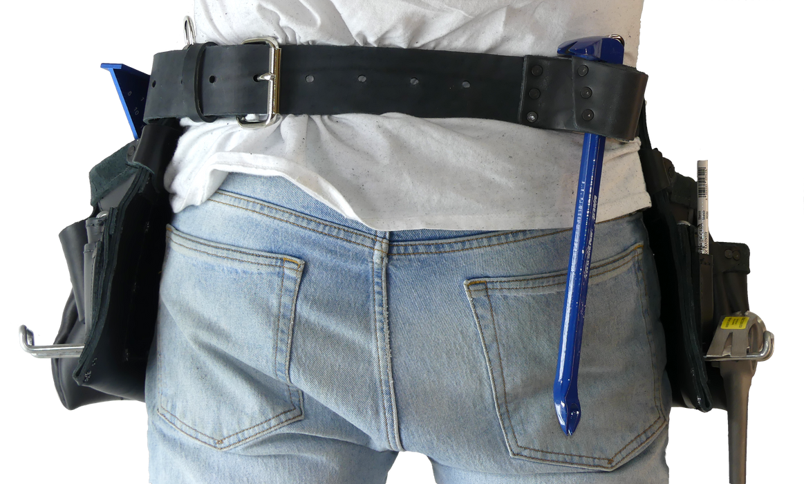 100% Leather Tool Belt/Apron - 301 Cadillac - Professional Quality CAS-301