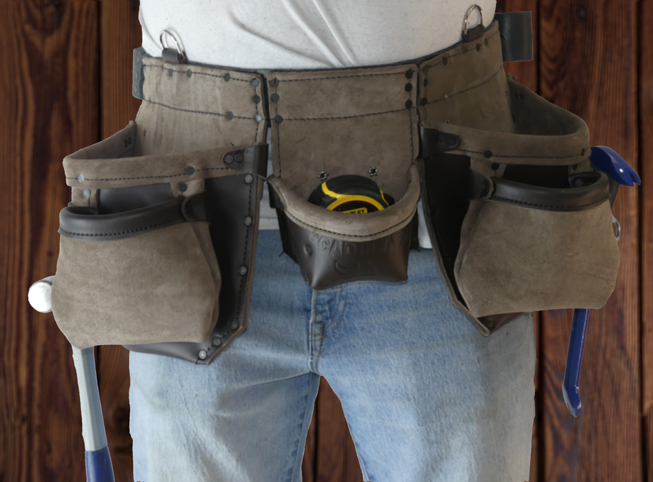 100% Leather Tool Belt/Apron - 401 Cadillac - Professional Quality CAS-401