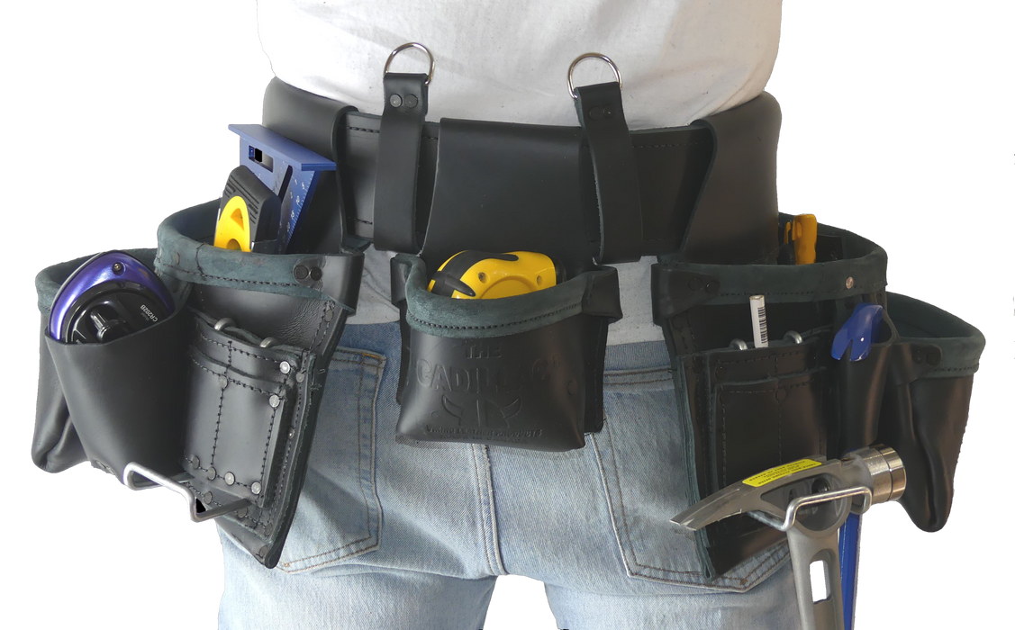 100% Leather Tool Belt/Apron - 501 Cadillac - Professional Quality CAS-501