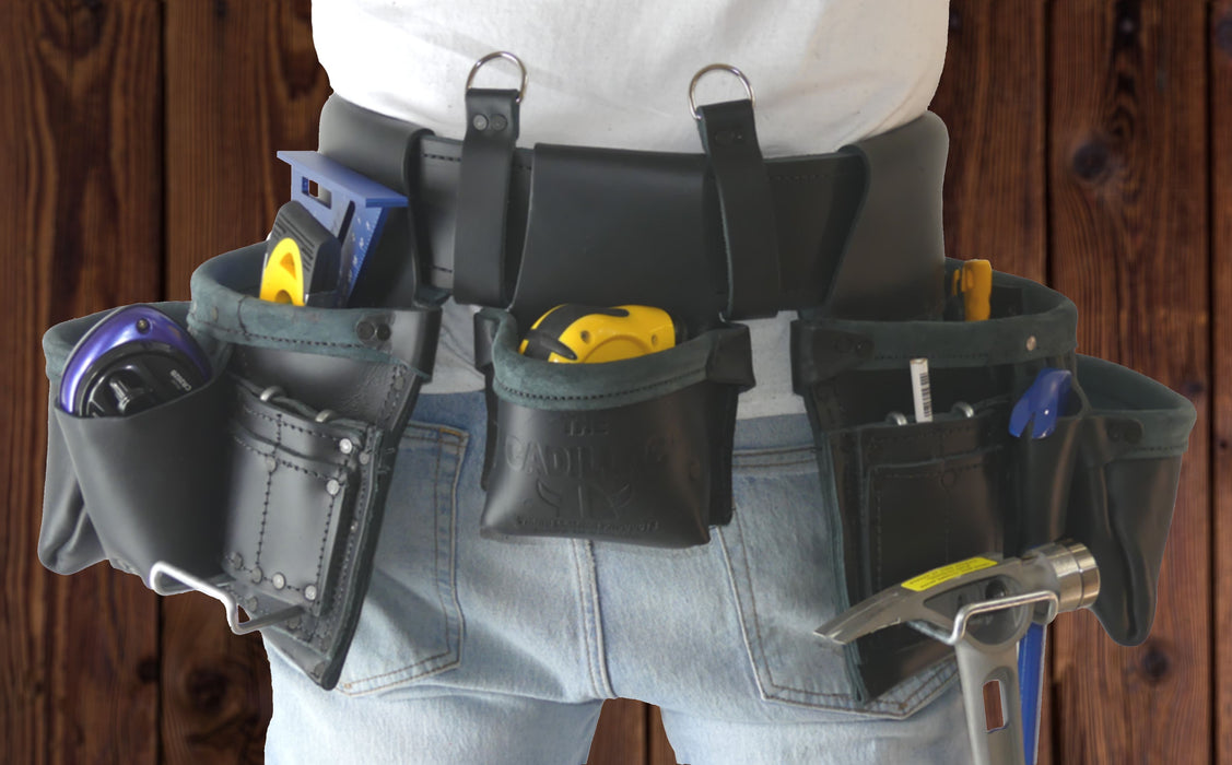 100% Leather Tool Belt/Apron - 501 Cadillac - Professional Quality CAS-501