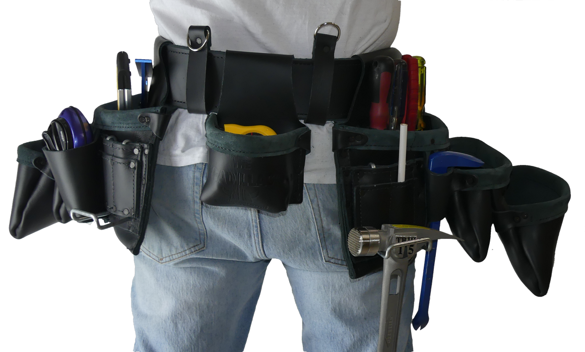 100% Leather Framing Tool Belt/Apron - 701 Cadillac - Professional Quality CAS-701