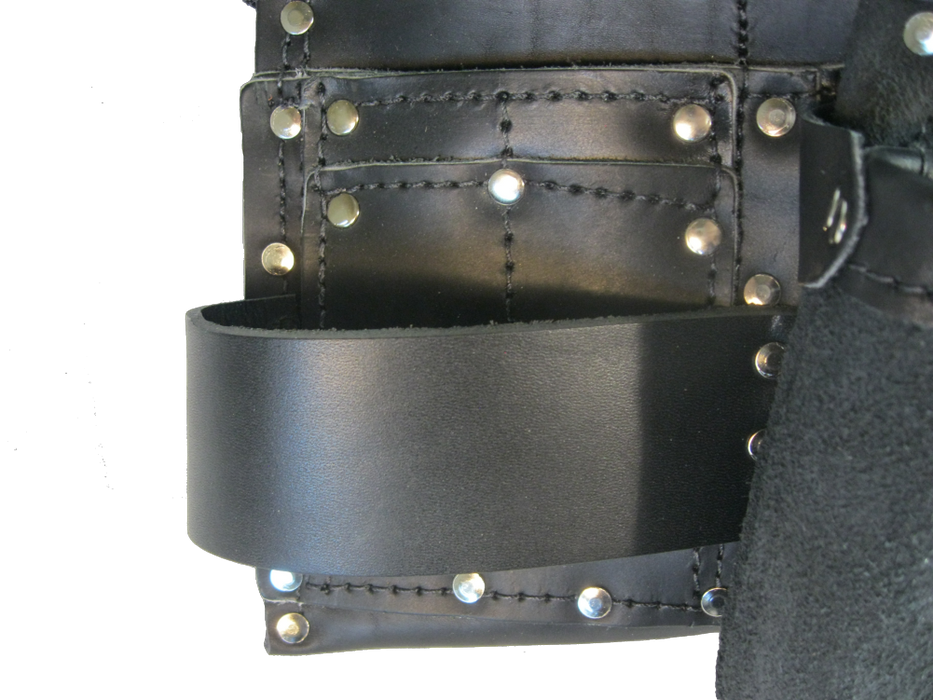 100% Leather Electrician's Tool Pouch - Half Cadillac - Professional Quality HC-16