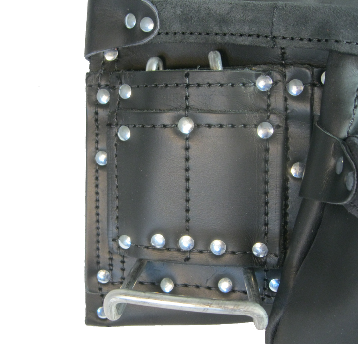 100% Leather Electrician's Tool Pouch - Half Cadillac - Professional Quality HC-16