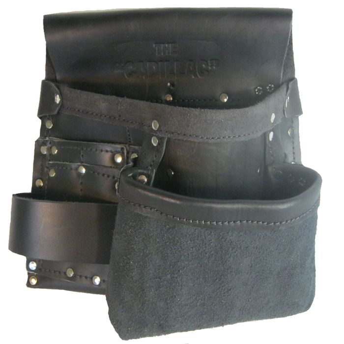 100% Leather Electrician's Tool Pouch - Half Cadillac - Professional Quality HC-16