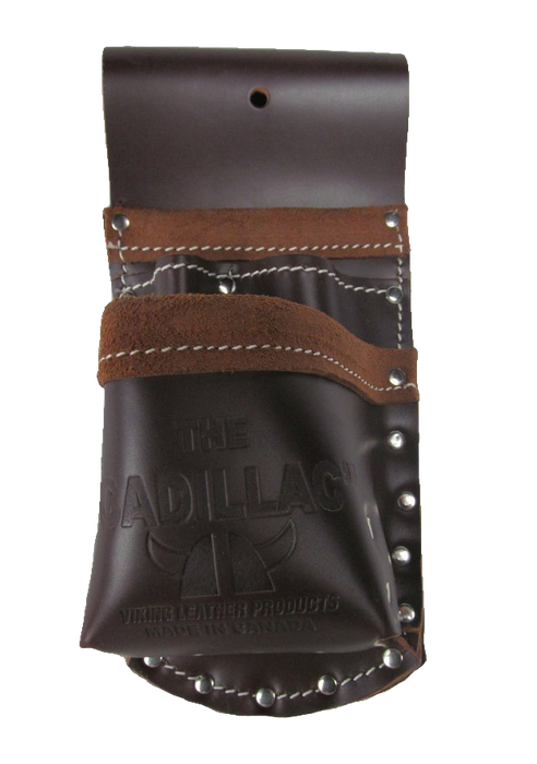 Multi-Use 100% Leather Drywall / All-Trades Pouch - Professional Quality